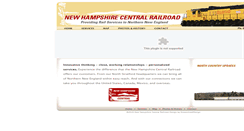 Desktop Screenshot of newhampshirecentralrailroad.com
